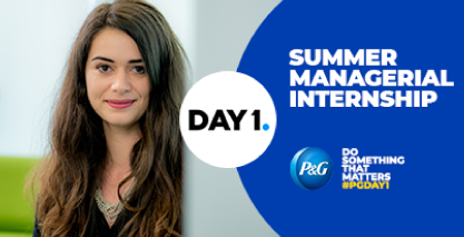 P&G Summer Managerial Internship 2020