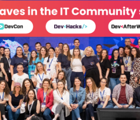 The people that bring together 40.000 IT professionals and developers at Romanian tech events